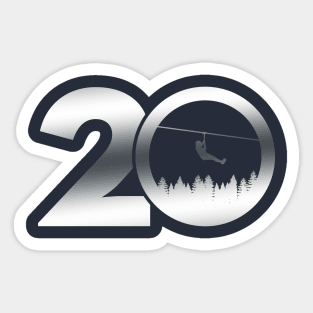 20 Year Anniversary Sticker